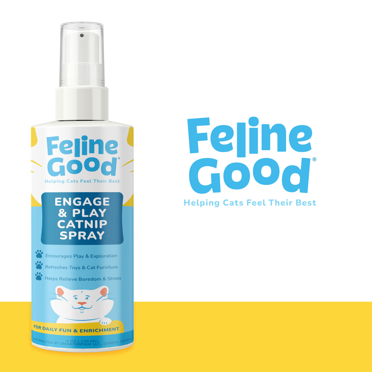 Engage & Play Catnip Spray 2-Pack